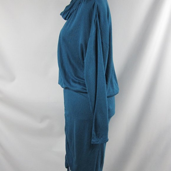 Free People Sundown Green Cowl Dress Women's Size M NWT - Picture 5 of 7